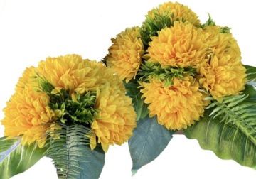 Букет + Ваза Букетный НАБОР для кладбища