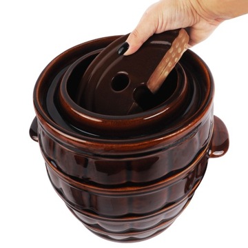 КЕРАМИЧЕСКАЯ БОЧКА, БАНКА, КОРЗИНКА ДЛЯ СБОРКИ, 12л