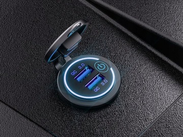 АВТОМОБИЛЬНОЕ ЗАРЯДНОЕ УСТРОЙСТВО АВТОМОБИЛЬНЫЙ БЛОК ПИТАНИЯ USB QC 3.0