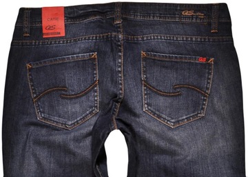 QS spodnie STRAIGHT blue jeans CATIE _ W42 L30