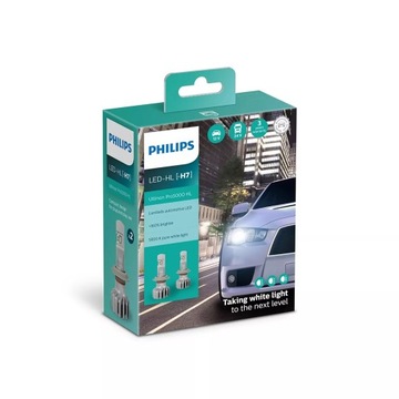 PHILIPS H7 LED ULTINON PRO5000 HL ŻARÓWKI 5800K