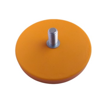 UCHWYT MAGNETYCZNY NEODYMOWY C22 GUMA- ORANGE