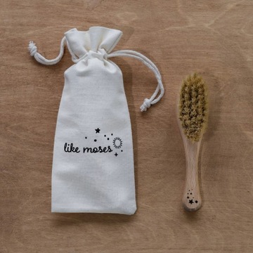 ZESTAW PREZENTOWY- GRZECHOTKA KWIAT HANDMADE + SZCZOTKA NA CIEMIENIUCHĘ