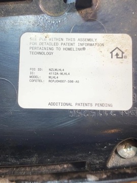 DODGE CHARGER 2015 ZRCÁTKO VNITŘNÍ