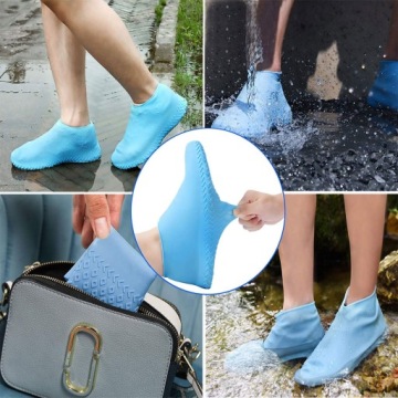 Бахилы водонепроницаемые, размер 40-44, синие