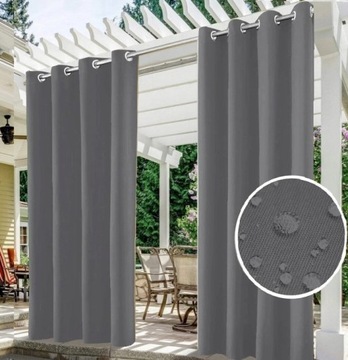 САДОВЫЕ ШТОРЫ 155х220 ДЛЯ ТЕРРАСЫ КАРБОН, БЕЛЫЕ