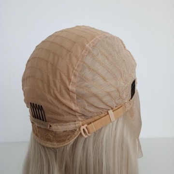 Парик LACE FRONT Блондин 40/55/80см 2 БЕСПЛАТНЫЕ шапочки