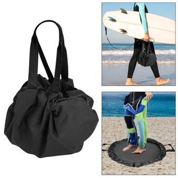 Коврик для пеленания гидрокостюма для серфинга, водонепроницаемая сумка для гидрокостюма для серферов, 86 см, черный
