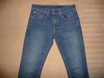 Spodnie dżinsy LEVIS 511 W28/L30=38/98cm jeansy