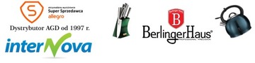Набор кастрюль Berlinger Haus Metallic Black, 15 шт.