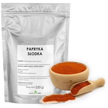 PAPRYKA SŁODKA mielona aromatyczna 0,25kg