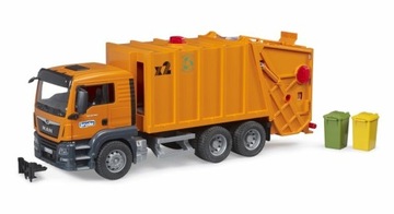 Zabawkowy SAMOCHÓD dla Dziecka AUTO Pojazd MAN TGS Śmieciarka z Załadunkiem