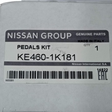 НАКЛАДКИ НА ПЕДАЛИ SPORT JUKE MICRA K13 PULSAR TIIDA АВТОМАТИЧЕСКИЙ ОРИГИНАЛ