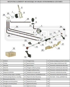 ОПОРА C-360-3P ПОПЕРЕЧНЫЙ ГИДРОЛИДЕР ОСИ