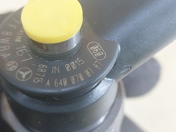 MERCEDES B TŘÍDA W245 2.0 CDI VSTŘIKOVAČE VSTŘIKOVACÍ TRYSKA A6400700787