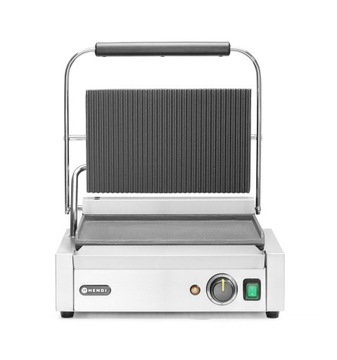 Grill kontaktowy Panini, HENDI, góra ryflowana, dół gładki, 230V/2200W, 430