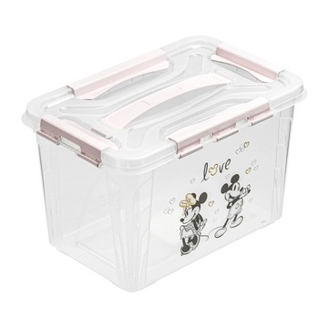 Pojemnik na zabawki z pokrywą Minnie Mouse 6,6L