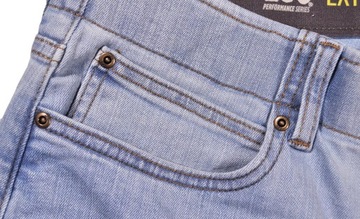 LEE spodnie TAPERED regular BLUE jeans SLIM FIT MVP _ W33 L30