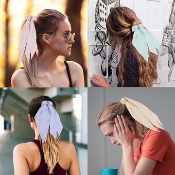 НАБОР КРАСИВЫХ УКРАШЕНИЙ НА РАСТЯЖАЕМЫХ ВОЛОСАХ