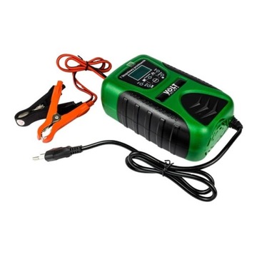Prostownik z LCD 12 A 8 A Compact Green