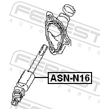 HŘÍDEL NISSAN ALMERA N16E 2001.04-2005.08