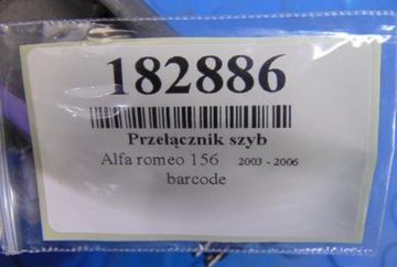 ALFA ROMEO 156 PANEL ŘÍZENÍ SKLY