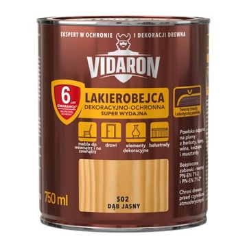 Vidaron Lakierobejca dąb jasny 0,75L