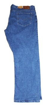 11XL Big Men Duże Spodnie Jasno Niebieskie Strecz Pas 146cm