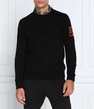 BOSS ORANGE sweter Kimede | Regular Fit | czarny
