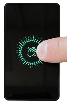 ZEWNĘTRZNY NATYNKOWY PRZYCISK WYJŚCIA OTWARCIA DRZWI FURTKA CZARNY IP68 LED