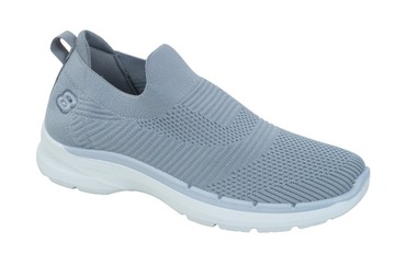 SZARE Buty Slip On Wsuwane Adidasy Siatka Wytrzymałe Lekkie Rozmiar 41
