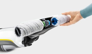 Para rolek KARCHER z mikrofibry do FC 5 Szare