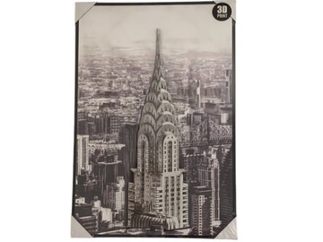 OBRAZ EMPIRE STATE BUILDING TRÓJWYMIAROWY 3D