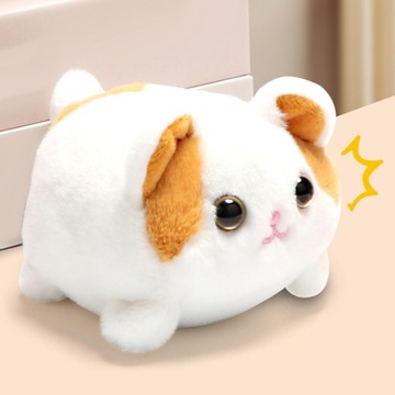 Заводная плюшевая игрушка, виляющая хвостом, вращающаяся мягкая очаровательная мягкая плюшевая кошка