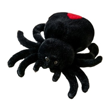 MASKOTKA PLUSZAK PRZYTULANKA ZABAWKA SŁODKI PAJĄK TARANTULA CZARNY 22 cm