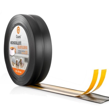 Listwa wykończeniowa samoprzylepna czarna PCV 25x15mm
