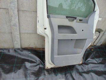 ДВЕРЬ ПЕРЕДНЯ ЛЕВАЯ VW TRANSPORTER T5 БЕЛАЯ В КОМПЛЕКТЕ