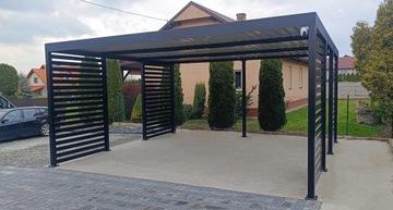 Carport Premium - автомобильный сарай 6x6 антрацит