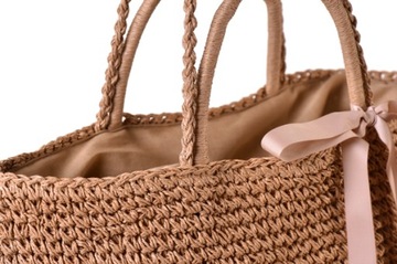 КОРЗИНА, СУМКА НА ПЛЕЧЕ ИЗ РАФИИ + ШАРФ