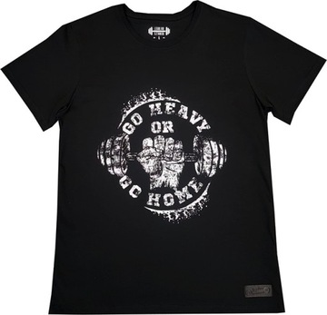 T-shirt GO HEAVY Legalna Sztanga czarny S