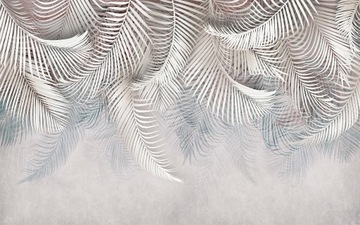 Fototapeta WISZĄCE LIŚCIE PALMY 490x260 07 W