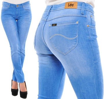 LEE spodnie BLUE low JEANS slim JADE W31 L33