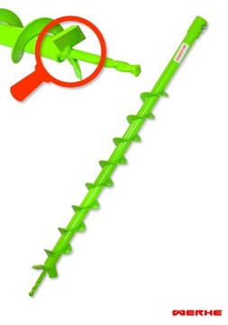 Wiertło do gleby 60D mm Werhe +Adapter Stihl