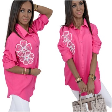 OVERSIZOWA KOSZULA ZE ZDOBIENIEM VANES! WZ.2 L