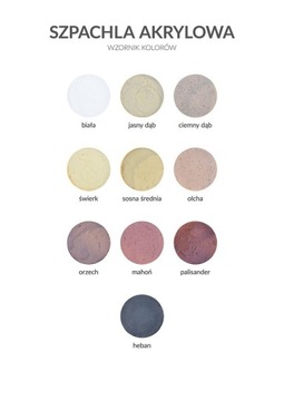 НАБОР ШПАТЛЕВКИ ДЛЯ СОСНОВОЙ древесины 1кг