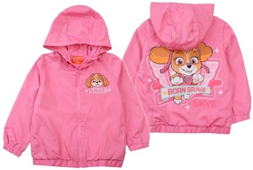 KURTKA DZIEWCZĘCA PRZECIWDESZCZOWA WIATRÓWKA PSI PATROL POLAR 110/116