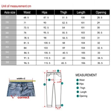 Men's Jeans Casual Pants Denim Elastic Slim Thin F