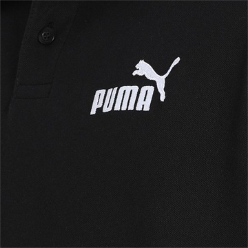 PUMA KOSZULKA SPORTOWA MĘSKA POLO T-SHIRT KRÓTKI RĘKAW BAWEŁNA LOGO r. M