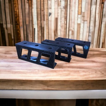 Держатель для ноутбука, блокнот под стол 40 мм DELOSPRO BLACK