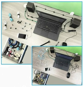 OPASKA RZEP ORGANIZER DO KABLI PRZEWODÓW 10 SZTUK